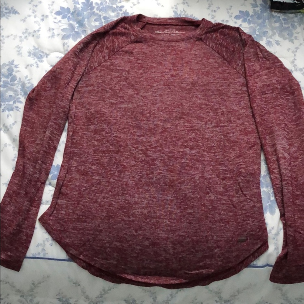Maroon Long-sleeve Shirt